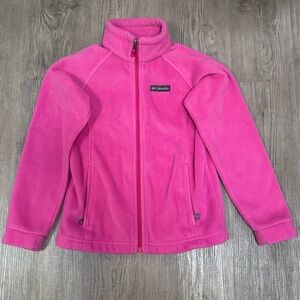 Columbia Kids Bright Pink Fleece Jacket